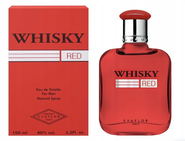 WHISKY EDT MEN RED 100 ML zdjęcie 2