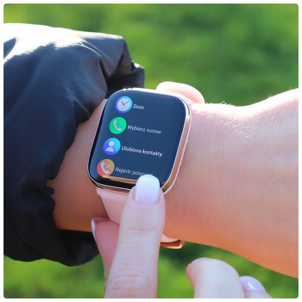 SMARTWATCH DAMSKI POLSKIE MENU ROZMOWY PULS CIŚNIENIE SPORT AMOLED 4 PASKI zdjęcie 11
