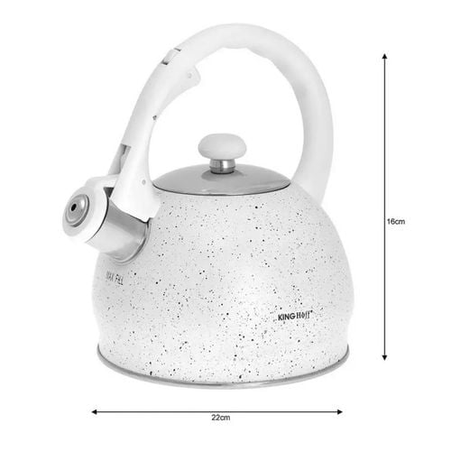 czajnik z gwizdkiem 2l kinghoff kh-1404 marble na Arena.pl
