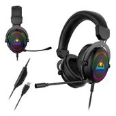 Słuchawki gamingowe nauszne przewodowe USB RGB mikrofon Kruger&Matz GH-50
