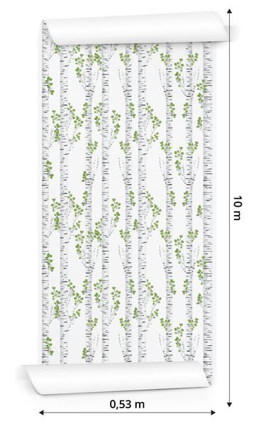 Tapeta Piękne Brzozy Latem zdjęcie 3