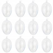 JAJKA AKRYLOWE JAJKO PRZEŹROCZYSTE SKŁADANE JAJO 6CM PLASTIKOWE WIELKANOCNE