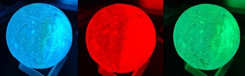 KSIĘŻYCOWA LAMPKA NOCNA LED - DO SYPIALNI NA BIURKO PLANETA KSIĘŻYC PREZENT na Arena.pl