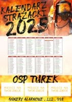 KALENDARZ STRAŻACKI OSP PSP A3 2025 - 150 szt projekt w cenie