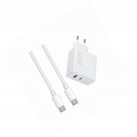Szybka ładowarka 45W z kablem 1m 2 wejścia do Samsung Galaxy S22 Plus