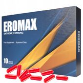 Tabletki na potencję erekcję ERO-MAX 24h Libido DLA MĘŻCZYZN 10 szt.