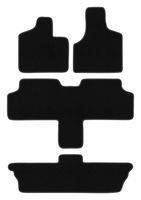 Dywaniki welurowe BASIC do Chrysler Grand Voyager III 2001-2007 czarne