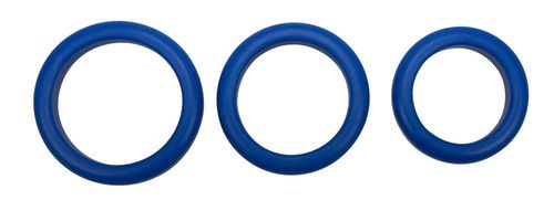 3 blue silicone rings na Arena.pl