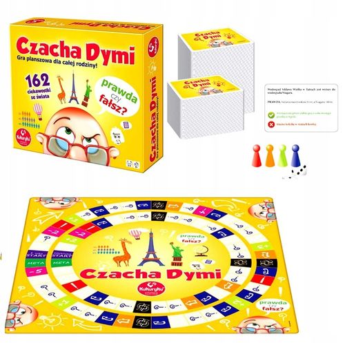 Czacha Dymi Gra Planszowa Dla Dzieci Rodzinna 8+ Kukuryku 62134 na Arena.pl