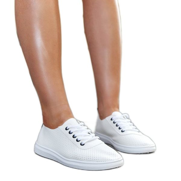 Białe tenisówki r.39 zdjęcie 1