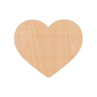 Podkładka pod kubek ze sklejki do sublimacji - serce