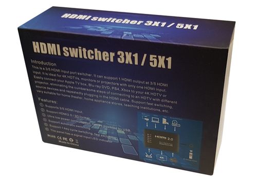 Sumator HDMI 3x1 SPH-S1032.0 4K HDR na Arena.pl