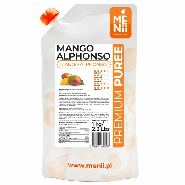 Premium Puree Mango 1kg zdjęcie 1