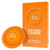 prezerwatywy love match extra large   6 pcs pack
