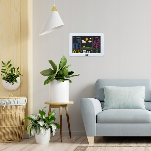 DOKŁADNA STACJA POGODOWA BEZPRZEWODOWY TERMOMETR AUTOMATYCZNA DATA GODZINA zdjęcie 7