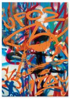 Plakat abstrakcje graffiti spray 70x100 cm