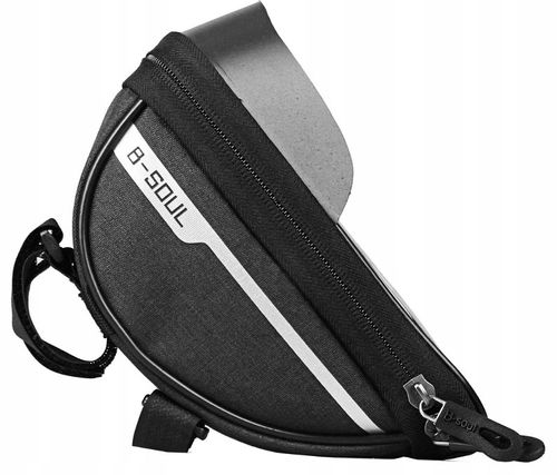 Sakwa wodoodporna torba uchwyt na telefon rowerowa  C1_3C_Czarny na Arena.pl