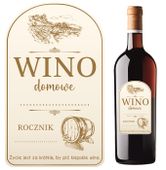 ETYKIETY NA WINO NAKLEJKI SAMOPRZYLEPNE DUŻY ROZMIAR 40 SZT.
