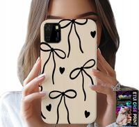 ETUI DO HUAWEI Y5P - BEŻOWE KOKARDKI WSTĄŻKA MODNE WZORY