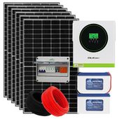 ZESTAW OFF-GRID SOLARNY HYBRYDOWY 3,5KWh / 230V 3000W