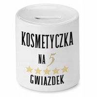 Skarbonka Kosmetyczki Kosmetyczka Na 5 Gwiazdek Z Nadrukiem Ze Zdjęciem