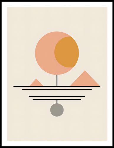 Plakat 60x80cm Geometryczna Utopia na Arena.pl