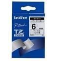 Brother P-Touch Tape Black on White 6