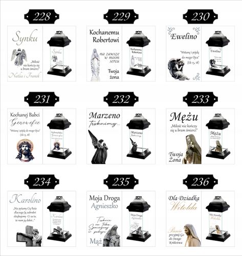 Personalizowany ZNICZ SREBRNY wszystkich świętych DLA TATY OJCA twój napis na Arena.pl