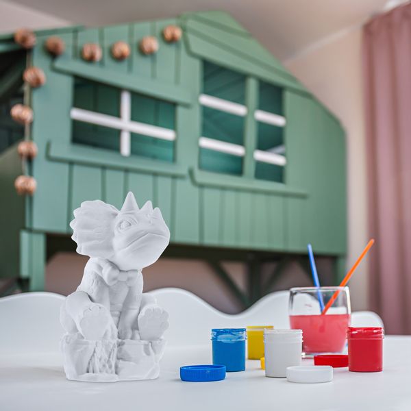Kolorowanka 3D Elegant Dino Figurka gipsowa zdjęcie 5