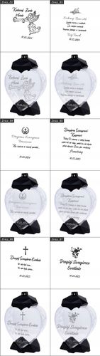 DUŻY ZNICZ Z GRAWEREM DEDYKACJA DLA kuzynki cioci na Arena.pl