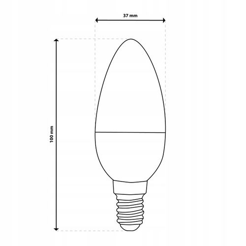 6x Żarówka LED E14 Świeczka 8W = 80W 4000K Neutralna CCD LUMILED NIE na Arena.pl