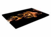 SZKLANA DESKA KUCHENNA 30x20 68a Miedziany dym