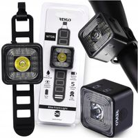 LAMPKA ROWEROWA PRZEDNIA OŚWIETLENIE LATARKA NA ROWER KIEROWNICE USB IP66