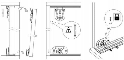KOMPLET WÓZKÓW DO SZAFY KÓŁKA DO DRZWI PRZESUWNYCH na Arena.pl