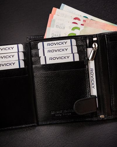 portfel męski skórzany n4l-rpvt-bl-9595 black na Arena.pl