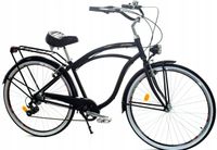 Rower Dallas Cruiser Men 28" 7spd Classic Alu - czarny
