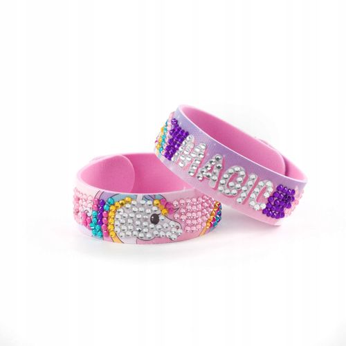 KIDEA ZESTAW KREATYWNY STWÓRZ WŁASNE DIAMENTOWE BRANSOLETKI JEDNOROŻEC na Arena.pl
