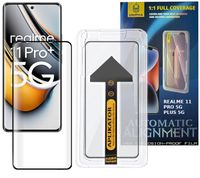 SZKŁO HARTOWANE SZYBKA NA CAŁY EKRAN EASY EZ FIT DO REALME 11 PRO 5G / PRO+