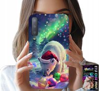 ETUI DO SAMSUNG A7 2018 - ŚWIĄTECZNY NIEDŹWIEDŹ BOMBKI CASE +FOLIA