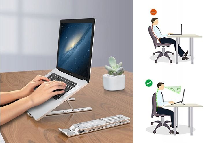 ERGONOMICZNA PODSTAWKA STOJAK STOLIK DO LAPTOPA zdjęcie 6