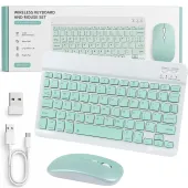 Klawiatura i myszka mysz bezprzewodowa zestaw usb mini slim bluetooth pc tv