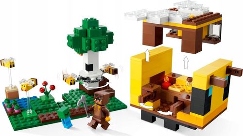 LEGO MINECRAFT KLOCKI 21241 PSZCZOŁY UL PASIEKA + TORBA PREZENTOWA LEGO na Arena.pl