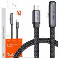 2 x Kabel Mcdodo CA-3351 USB-C Lightning 1.8m Kątowy DO iPhone Czarny