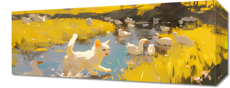 Obraz 50x20cm Słońce na Wsi zdjęcie 1