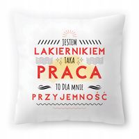 Poduszka Dla Lakiernika Urodziny Imieniny Prezent Z Nadrukiem Ze Zdjęciem