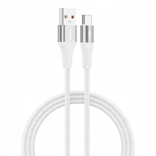 TYP-C KABEL USB-C 3 METROWY DŁUGI BIAŁY PRZEWÓD 3A zdjęcie 2