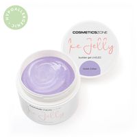 Cosmetics Zone Żel UV LED galaretka ICE JELLY Violet Glitter 50ml