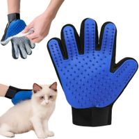 Rękawica szczotka do czesania sierści psa kota głaskania wyczesywania masaż