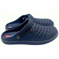 Granatowe Męskie Klapki Kroksy Lekkie Ogrodowe Piankowe Rozmiar 43