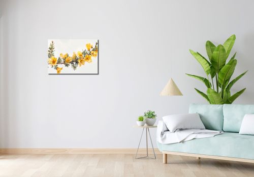 Obraz 60x40cm Żółte Kwiaty na Arena.pl